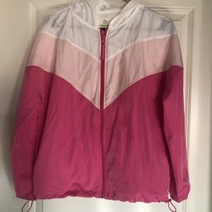 Offline by Aerie, Nylon color block lightweight, windbreaker jacket.